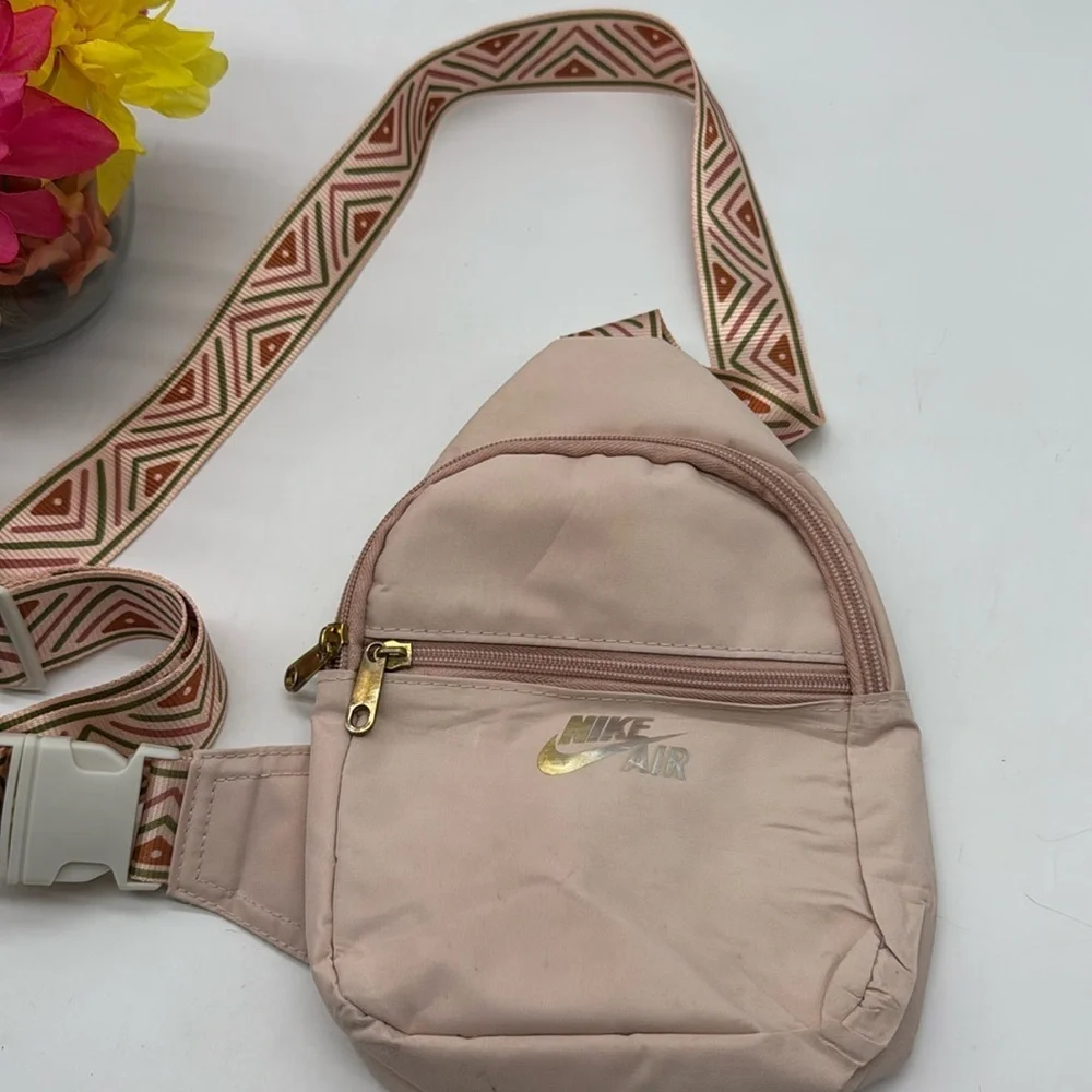 Nike Light Pink Small Nylon Backpack MCB7404S